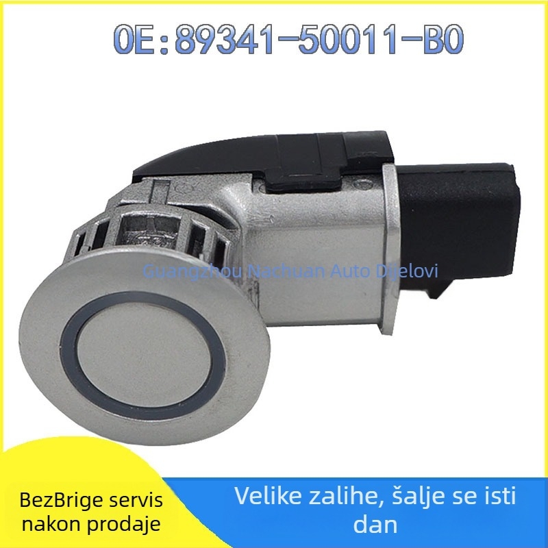 PDC ultrazvučni senzor za parkiranje, 89341-50011, za Lexus LS430 01-03 4.3L, 8 senzora, domet 1.5–1.8 m, 24 V
