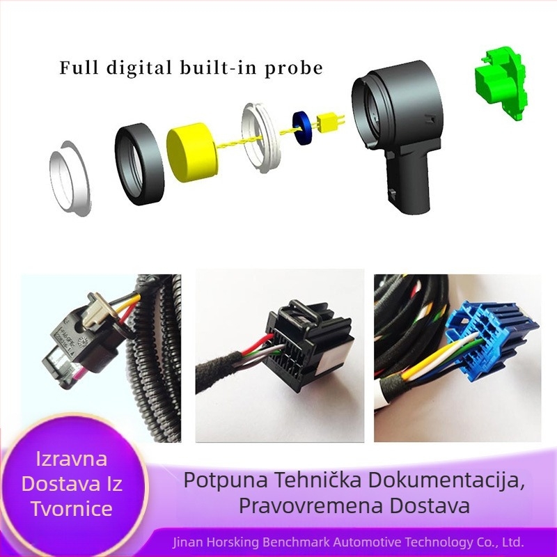 Zvučni radar za vožnju unatrag, model 01, 4 sonde, veliki domet detekcije, 12V napajanje, univerzalna kompatibilnost