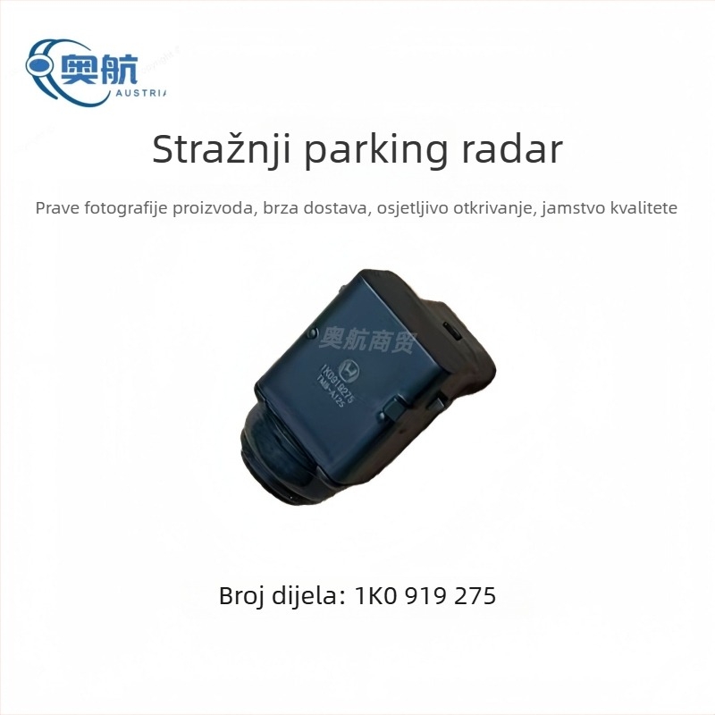 Zadnji radar za parkiranje - Sagitar kompatibilan | Model: 1K0 919 275 | Materijal: Plastika | Obrada i prilagođavanje: Da
