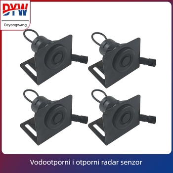 Radar za vožnju unatrag s glasovnim upozorenjem za kamione (PD804, 24V, LED zaslon, 4 sonde, domet 0–5 m)