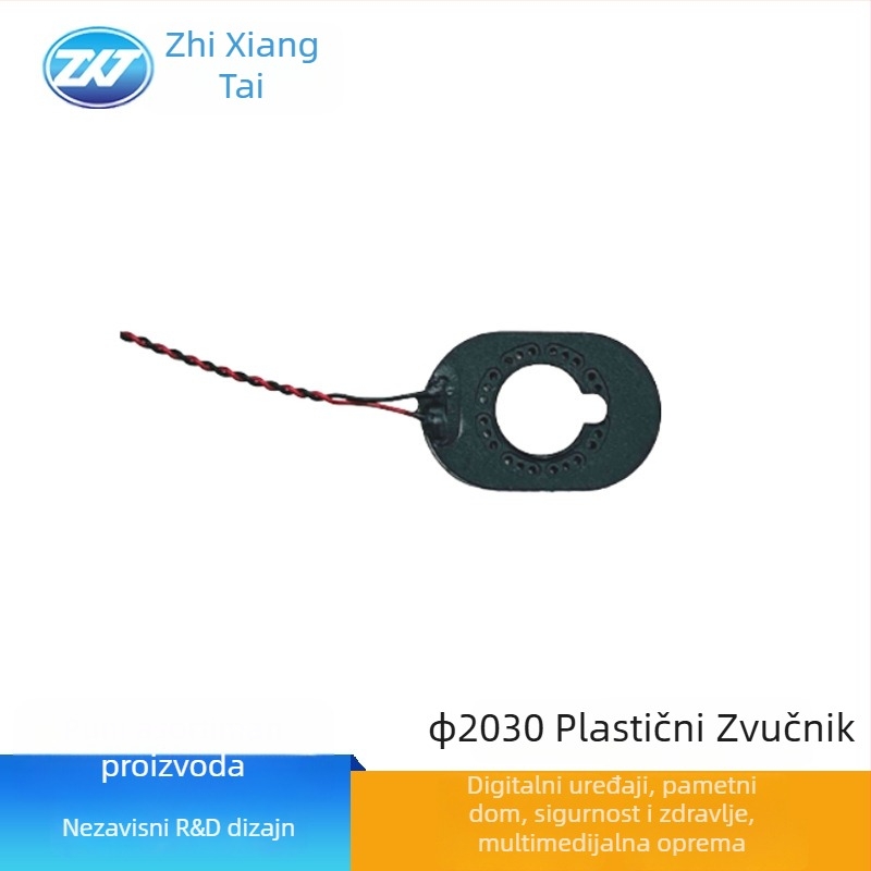 Zxt-fd2030 okrugli zvučnik, 8Ω, 1W, omnidirekcionalan, s punim rasponom