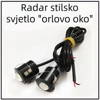 Auto LED stražnja svjetla s radarom Eagle Eye, dizajn meteorske kiše, 9W
