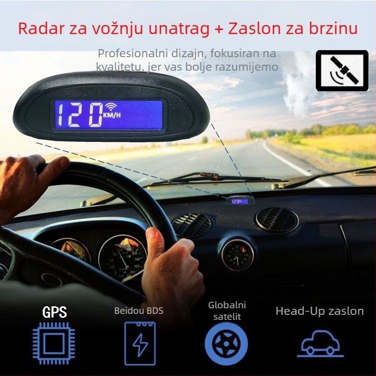 Iron Horse 8-senzorni reverzni radar, istovremeno rad naprijed i natrag, GPS Beidou i HUD za brzinu