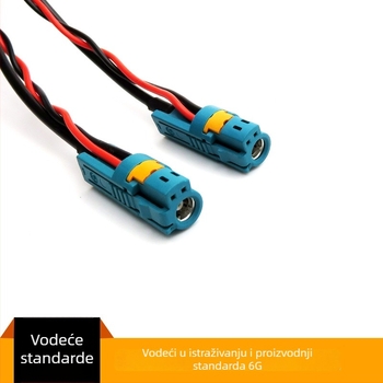 BYD automobil radar, Fakra+2Pin adapter kabel za kameru za povratno vožnju i registrator vožnje; bakreni kontakti; hladno presovanje