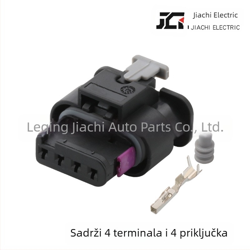 Auto konektor za senzor injektora i radar vožnje unatrag, 4-pinski, PBT izolator, metalni kontakti, model DJ7043WA-1.2-21