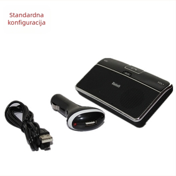 LD168 Bluetooth hands-free za automobil, montaža na sunčani vizir, bežični, ulaz 3.7V, kompatibilan sa svim telefonima