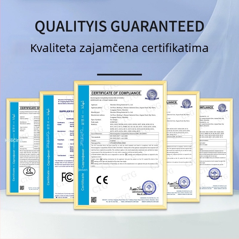 Auto Bluetooth hands-free prijemnik i pretvarač u jedno, stereo bez gubitka zvuka, 5V ulaz, 5W zvučnik, osjetljivost mikrofona 99,9%, raspon frekvencija 20Hz–15kHz