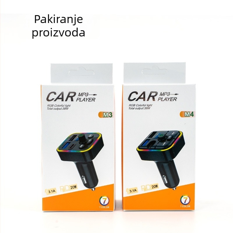 Auto Bluetooth MP3 player s USB, FM radio, napajanje 12–24V, model M3