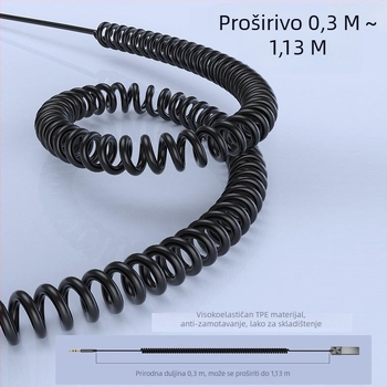 Auto Bluetooth audio prijemnik adapter, 3,5 mm AUX/USB, Bluetooth 5.0, Plug & Play, bez vanjskog napajanja, 2,4 GHz, domet do 10 m