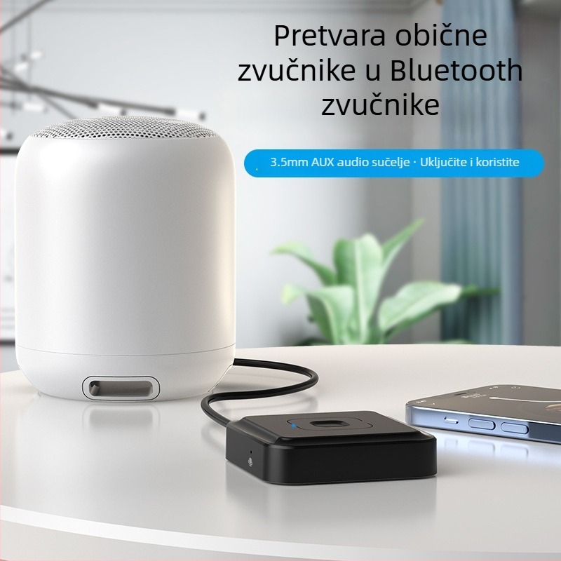 BT-22 Auto Bluetooth audio transmiter-prijemnik – Bluetooth 5.1, 3,5 mm priključak, Plug-and-Play, vanjsko napajanje