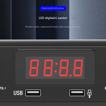 KH-030 Auto MP3 player s Bluetoothom, FM radiom, USB reprodukcijom i napajanjem putem cigaretne utičnice (8-120V)