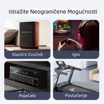 Bluetooth prijemnik i odašiljač 2-u-1 za auto AUX, hands-free audio adapter, model A5 Pro, sučelje 3,5 mm/Type-C, Bluetooth 5.2, Plug-and-Play, vanjsko napajanje, domet 20 m
