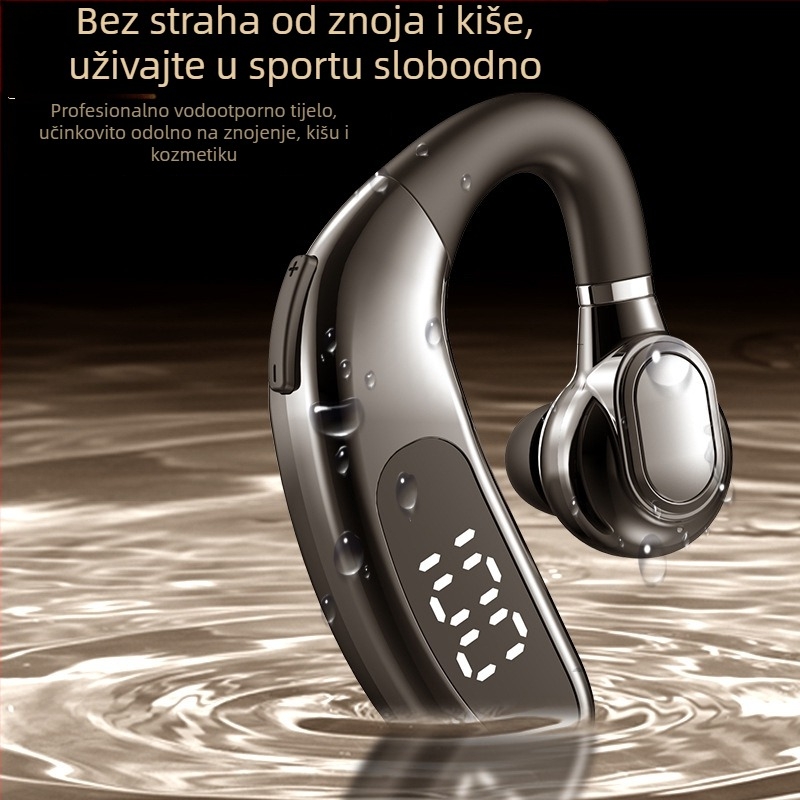 Bežične Bluetooth slušalice za jedno uho s kukom za uho, za vožnju, Huawei čip, BT 2.0, indikator napajanja