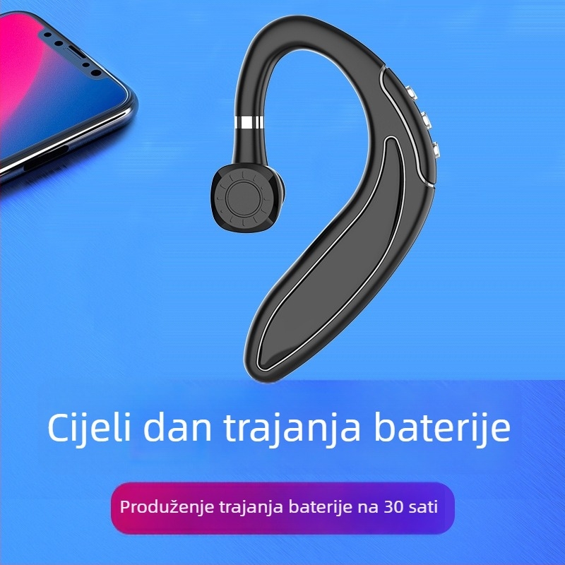 Bežične Bluetooth slušalice, jednostrani, dug vijek baterije, Bluetooth 5.3, vodootporne, domet 15 m, sportski dizajn