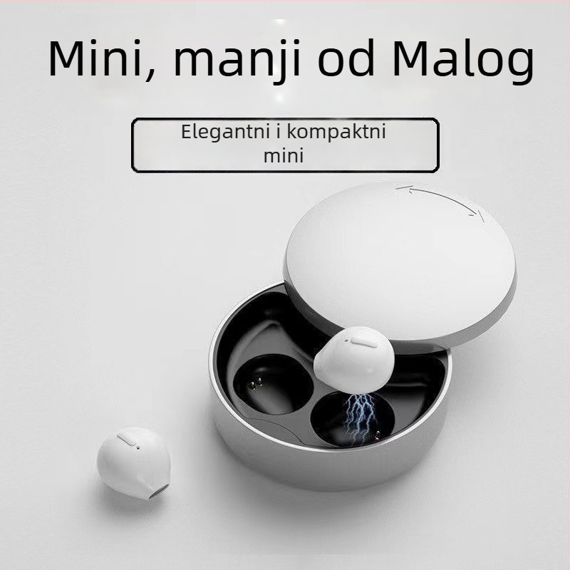 Bežične Bluetooth slušalice – Bluetooth 5.0, dvo-kanalno stereo, domet 10 m, trajanje 4–8 sati, podrška za pozive i glazbu