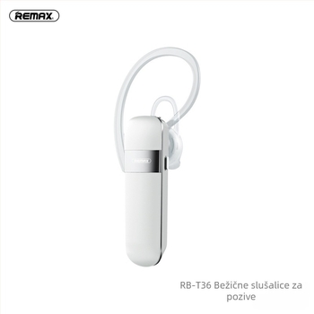 Remax bežična Bluetooth slušalica za uho s kukućom, podržava pozive i glazbu, Bluetooth 5.0, domet 10 m, mono način, trajanje baterije do 4 h