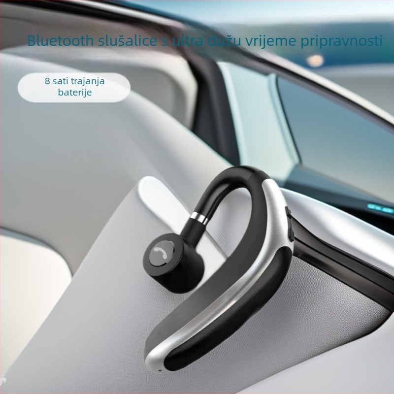 In-ear bežične Bluetooth slušalice, Bluetooth 5.4, domet 10 m, vodootporne, trajanje baterije preko 8 sati, sportski stil