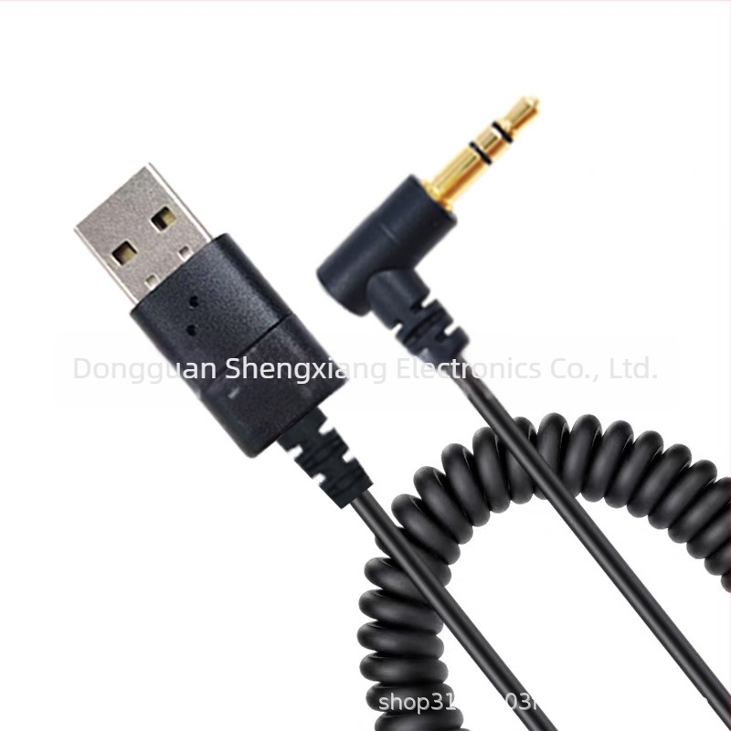 Ermai Eb01 automobilni Bluetooth prijemnik – USB 2.0 adapter kabel, USB-A čip, 1,5 m kabel, za hands-free pozive