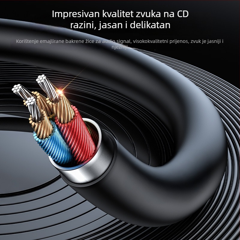Yesido automobilni Bluetooth audio prijemnik adapter 5.0 – HD hands-free pozivi, navigacija, AUX, Bluetooth player
