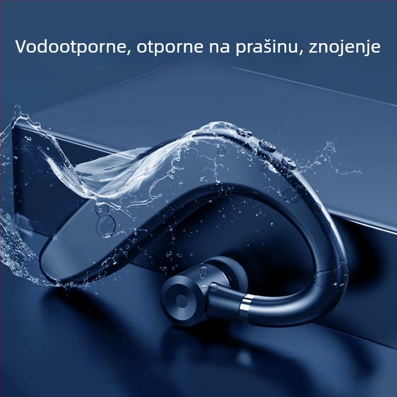 Bežične Bluetooth slušalice 5.0, na uho, jednostrane, trajanje baterije 4–8 sati, domet 10 m, pozivi i glazba