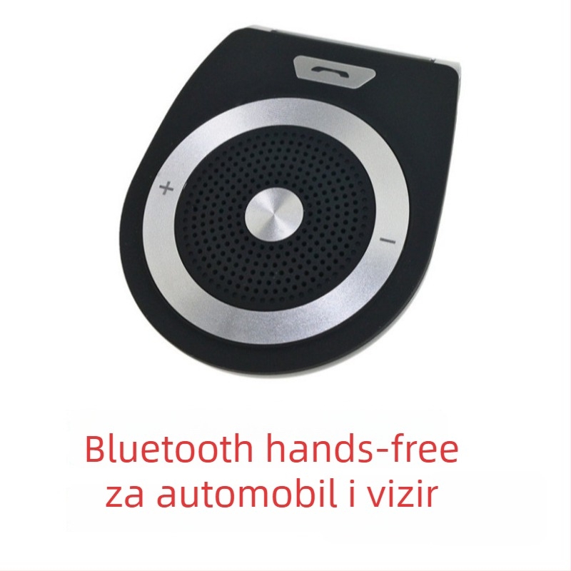 Bluetooth auto vizir kit s USB MP3 reprodukcijom, FM radio i hands-free pozive — Bluetooth 5.0