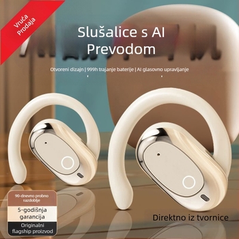 Klein M117Ai Bluetooth slušalice s pametnim prijevodom – otvoreno uho, koštana provodljivost, doseg 10 m, BT 5.0, >8 sati trajanja baterije, IPX6 vodootporne