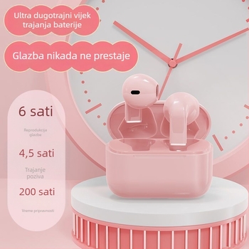 In-ear Bluetooth slušalice 2025: redukcija buke, dugotrajna baterija >8 sati, Bluetooth 5.0, IPX6 vodootpornost, Qualcomm čip, univerzalna kompatibilnost sa svim telefonima