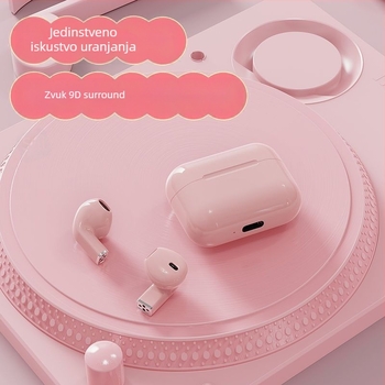 In-ear Bluetooth slušalice 2025: redukcija buke, dugotrajna baterija >8 sati, Bluetooth 5.0, IPX6 vodootpornost, Qualcomm čip, univerzalna kompatibilnost sa svim telefonima