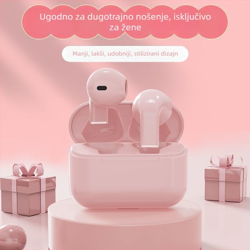 In-ear Bluetooth slušalice 2025: redukcija buke, dugotrajna baterija >8 sati, Bluetooth 5.0, IPX6 vodootpornost, Qualcomm čip, univerzalna kompatibilnost sa svim telefonima