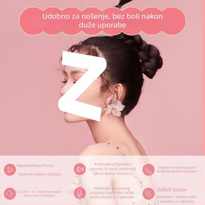 In-ear Bluetooth slušalice 2025: redukcija buke, dugotrajna baterija >8 sati, Bluetooth 5.0, IPX6 vodootpornost, Qualcomm čip, univerzalna kompatibilnost sa svim telefonima