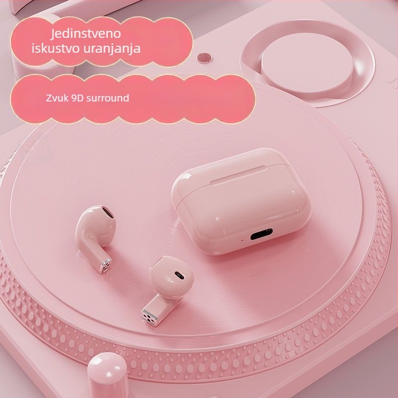 In-ear Bluetooth slušalice 2025: redukcija buke, dugotrajna baterija >8 sati, Bluetooth 5.0, IPX6 vodootpornost, Qualcomm čip, univerzalna kompatibilnost sa svim telefonima