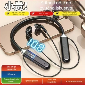 Bežične in-ear slušalice s redukcijom buke i anti‑pad funkcijom, Bluetooth 5.0, domet 20 m, >8 h baterija, Qualcomm čip, IPX6