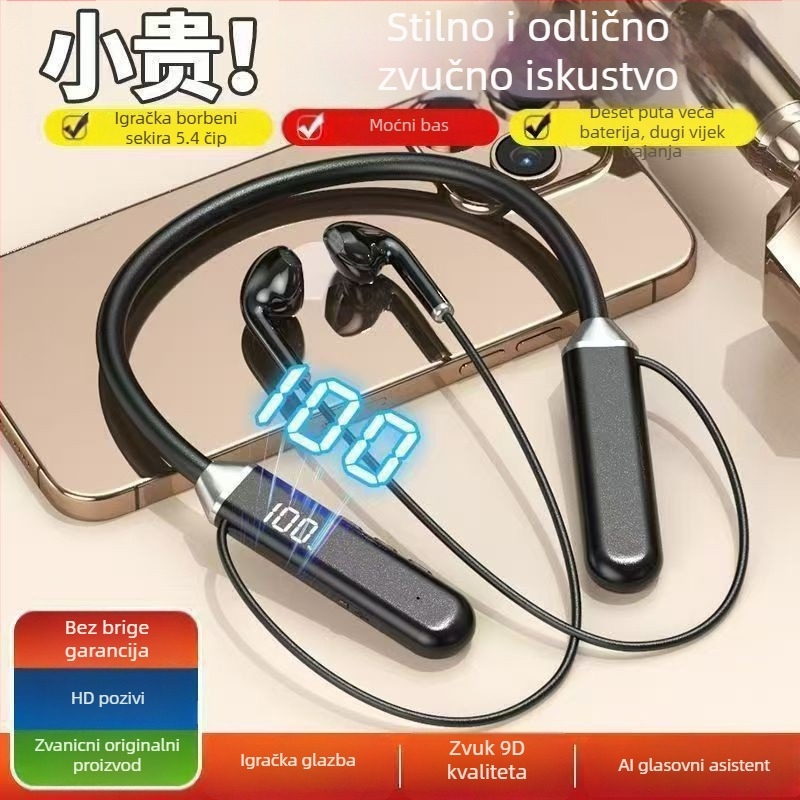 Bežične in-ear slušalice s redukcijom buke i anti‑pad funkcijom, Bluetooth 5.0, domet 20 m, >8 h baterija, Qualcomm čip, IPX6