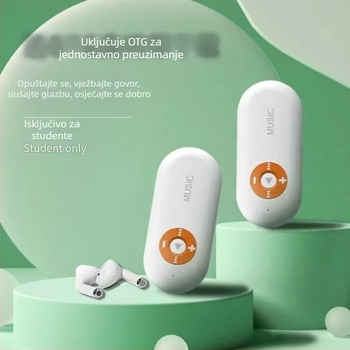 MP3 player s kartom, model Bq01, kapacitet 128 milijuna, napajanje cigaretom automobila, službena standardna konfiguracija + žične slušalice