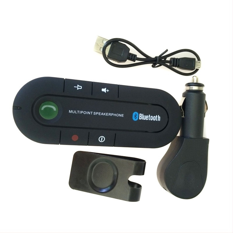 Bluetooth hands-free set za auto s Bluetooth 5.0, MP3 player, stražnji klip ili magnetsko držanje, univerzalna kompatibilnost