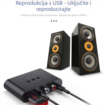NFC Bluetooth 5.3 automobilni prijemnik za glazbu s Hands-Free, USB/RCA/3,5 mm sučelja, model B21