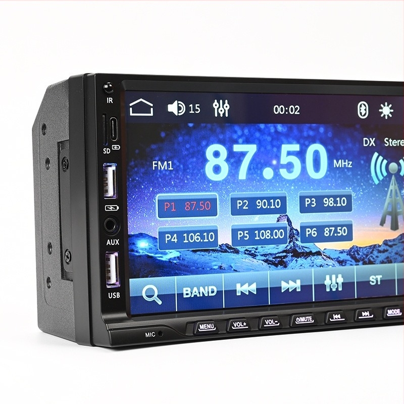 Android bežični CarPlay DVD navigacijska glava — Universal Dual-DIN, Aojiatu, 4x50W, ABS, 1kg