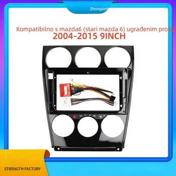9-inčni okvir prednje centrale navigacije Mazda6 (ABS+PC; Mazda6; 2004-2013; 0,5 kg)