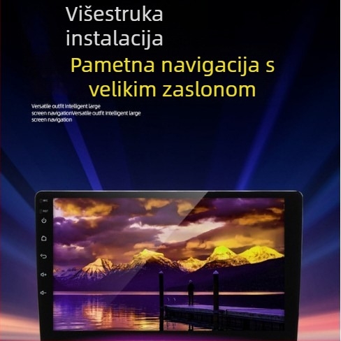 Android automobilski navigacijski sustav s četverojezgrenim procesorom, GPS, Wi-Fi, MP3/MP4 reprodukcija, HD zaslon osjetljiv na dodir
