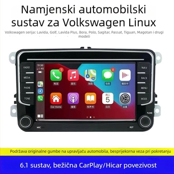 9-inčni Android auto DVD navigacijski sustav za Volkswagen središnji zaslon s Bluetooth multimedijskim playerom