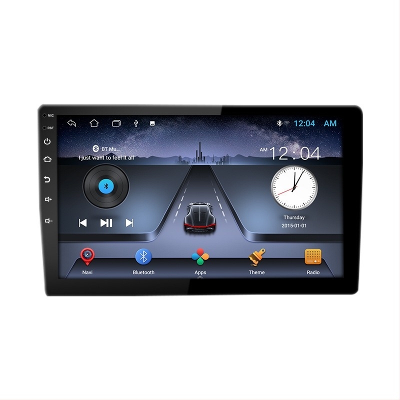 Android automobilska navigacijska jedinica s Bluetoothom, Wi‑Fi i GPS‑om, zaslon 1024×600, napajanje 12V, 45W×4, univerzalna kompatibilnost