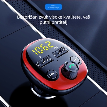 BT21 auto Bluetooth MP3 player s dvostrukim USB priključcima, 3.1A brzo punjenje, napajanje 12-24V, FM radio