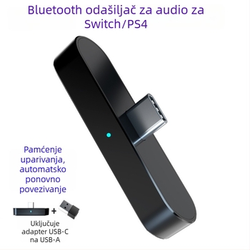Switch/PS4 Bluetooth audio odašiljač – USB-C/USB sučelje, Bluetooth 5.0, 2,4 GHz, Brzina 25, Model G1