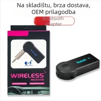 Bt-350 3,5 mm Bluetooth AUX auto adapter, bežični audio pretvarač, Bluetooth 5.0, AUX sučelje, domet 10 m, vanjsko napajanje