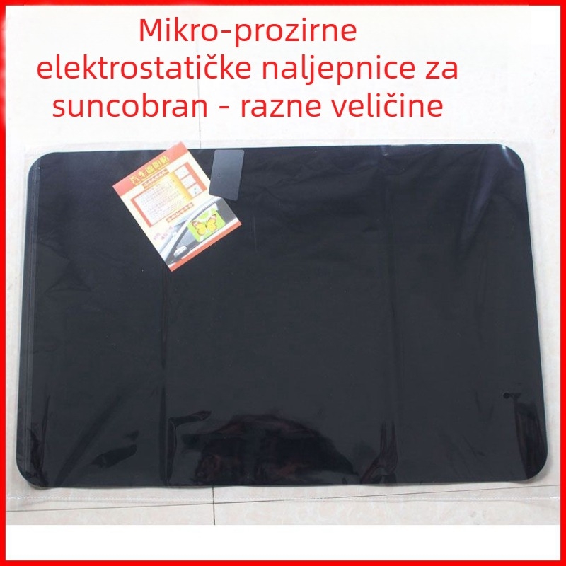 Auto prozor elektrostatni sjenilni naljepnica – PVC film, tip lijepljenja, ispis logotipa, opća primjena, težina 0,2 kg