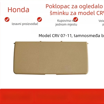 Poklopac ogledala za sunčani vizir Honda CR-V, PVC, ugradnja