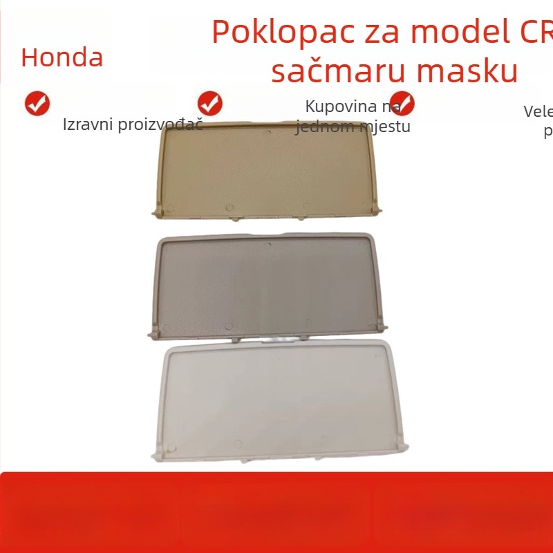 Poklopac ogledala za sunčani vizir Honda CR-V, PVC, ugradnja