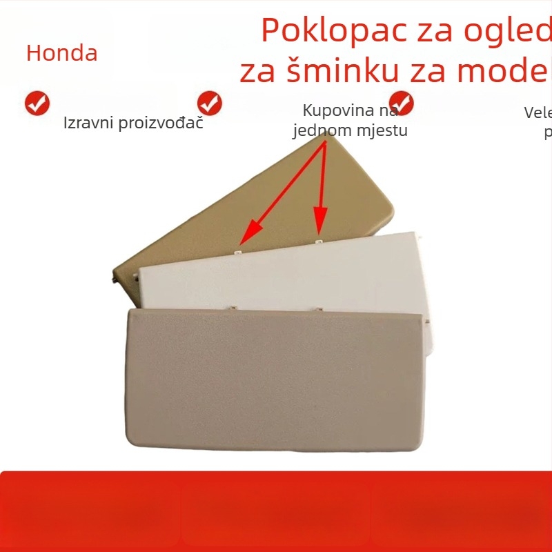Poklopac ogledala za sunčani vizir Honda CR-V, PVC, ugradnja