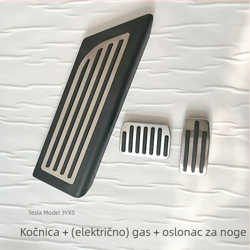 Nehrđajući čelični antiklizni pedal za odmor za Tesla Model 3, Model Y, Model X i Model S