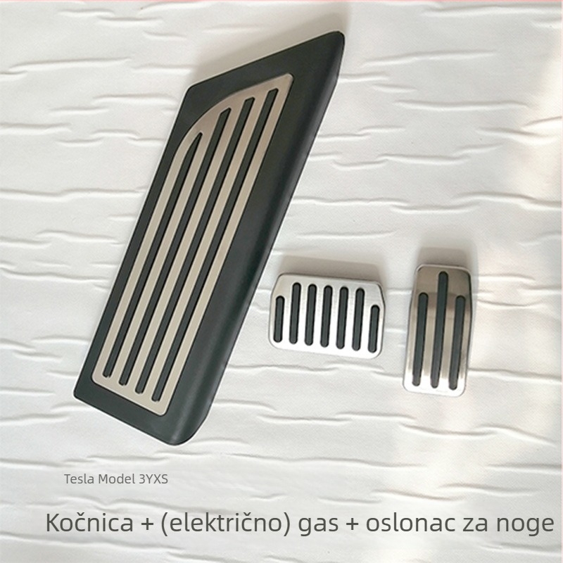 Nehrđajući čelični antiklizni pedal za odmor za Tesla Model 3, Model Y, Model X i Model S
